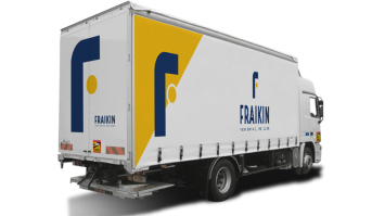 Lorry covered